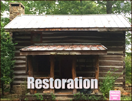 Historic Log Cabin Restoration  Partridge, Kentucky